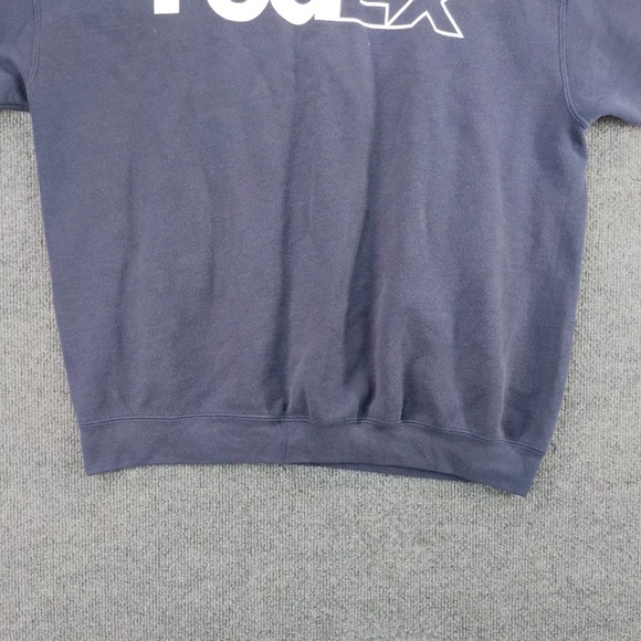 Lee Heavyweight Men's FedEx Pullover Sweatshirt Blue Size XL Vintage - Picture 6 of 16